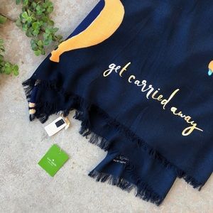 Kate Spade Navy Scarf